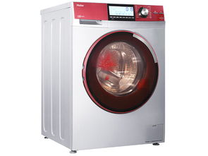 海爾XQG70-B1228 7公斤全自動滾筒洗衣機 紅色魅力與五金件細(xì)節(jié)解析